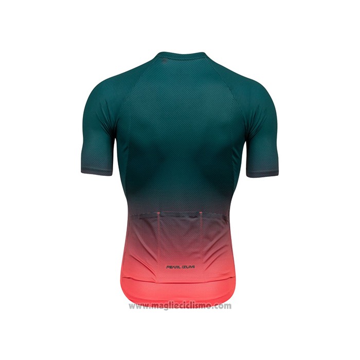 2021 Abbigliamento Ciclismo Pearl Izumi Verde Rosa Manica Corta e Salopette